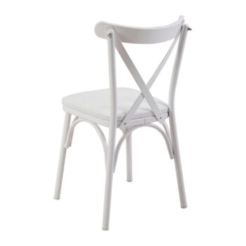 Biela jedálenská stolička Oliver Sandalyer – Kalune Design – Obrázok 3