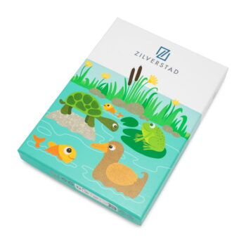 Antikoro detský príbor v striebornej farbe 4 ks Water life – Zilverstad – Obrázok 3