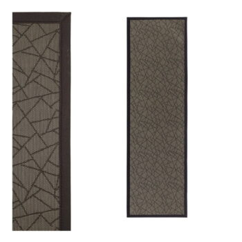 Tmavosivý behúň z PVC 60x200 cm Geo Gold – Casa Selección - Image 3