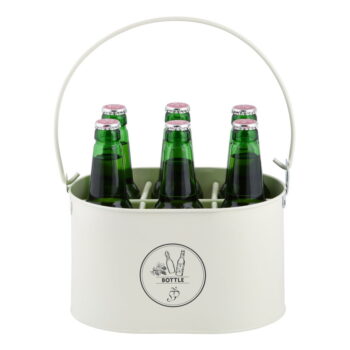 Stojan na fľaše z ocele Vintage – Esschert Design - Image 3