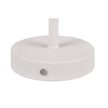 Biela LED stmievateľná stolová lampa (výška 30 cm) Jeff – Trio - Image 5