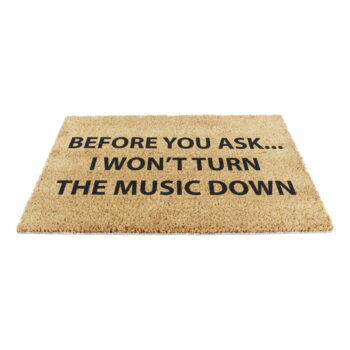Rohožka z kokosového vlákna 40x60 cm Loud Music – Artsy Doormats – Obrázok 3