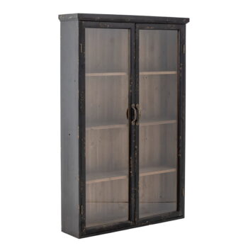 Čierna vitrína z jedľového dreva 81x122 cm Hazem – Bloomingville – Obrázok 2