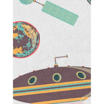 Detský koberec 100x140 cm Spaceships – Oyo Concept - Image 4