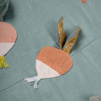 Svetlozelená detská hracia podložka Trois Petits Lapins – Moulin Roty - Image 9