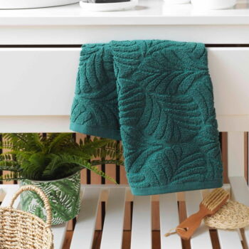 Zelený froté bavlnený uterák 50x90 cm Madeira – douceur d'intérieur - Image 2