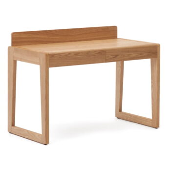 Pracovný stôl s doskou v dekore jaseňového dreva 60x120 cm Arandu – Kave Home - Image 2