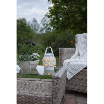 Biely lampáš Star Trading Flame Lantern, výška 16 cm – Obrázok 3