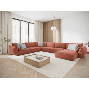Červená rohová pohovka (ľavý roh) Vanda - Mazzini Sofas - Image 5