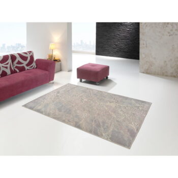 Sivo-béžový koberec z viskózy Universal Margot Marble, 140 x 200 cm - Image 2