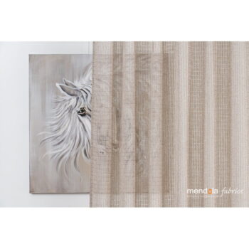 Béžová záclona 140x260 cm Pescara - Mendola Fabrics - Image 4