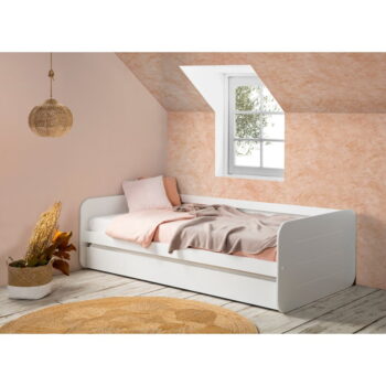 Biela detská posteľ s výsuvným lôžkom 90x190 cm Redona – Marckeric - Image 8