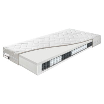 Tvrdý/stredne tvrdý pružinový obojstranný matrac 80x200 cm Comfort Flow – BENAB - Image 2