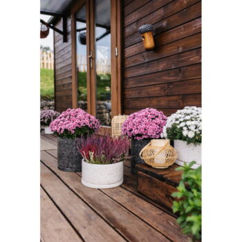 Tmavosivý kvetináč Bonami Selection Terrazzo, ø 34 cm – Obrázok 3