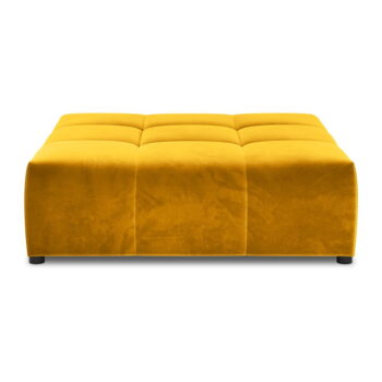 Žltý zamatový modul pohovky Rome Velvet - Cosmopolitan Design - Image 2
