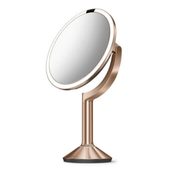 Kozmetické zrkadlo s osvetlením/zväčšovacie (5x) ø 20 cm Sensor Trio – simplehuman - Image 4