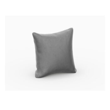 Sivý zamatový vankúš k modulárnej pohovke Rome Velvet - Cosmopolitan Design - Image 2