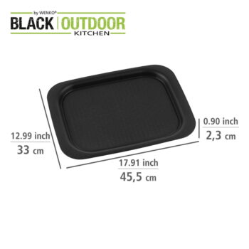 Čierny servírovací podnos Wenko Black Outdoor Kitchen – Obrázok 7