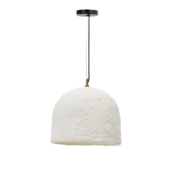 Biele závesné svietidlo ø 35 cm Sineu – Kave Home