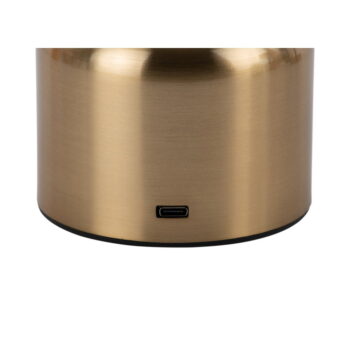 LED stolová lampa v zlatej farbe (výška 15 cm) Impetu – Leitmotiv – Obrázok 6