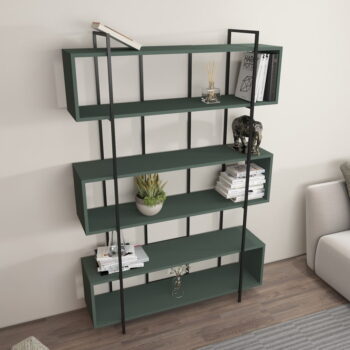 Zelená knižnica 120x180 cm Bruti – Kalune Design - Image 3