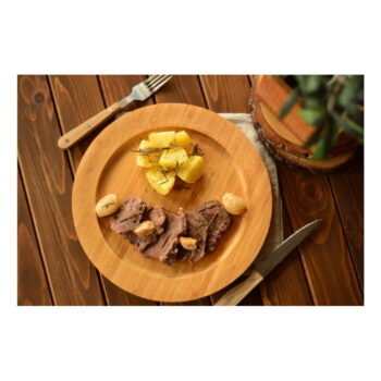 Bambusový tanier Bambum Gastro, ø 28 cm - Image 4