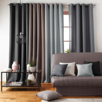 Tmavosivý 3-miestny napínací poťah na pohovku Essentiel – douceur d'intérieur – Obrázok 2