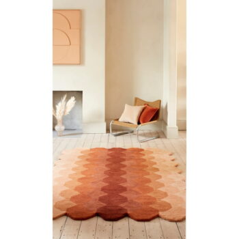 Vlnený behúň v tehlovej farbe 66x200 cm Hive – Asiatic Carpets - Image 2