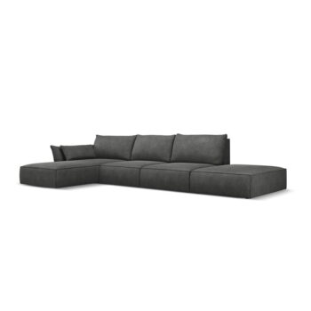 Sivá rohová pohovka (ľavý roh) Vanda - Mazzini Sofas - Image 2