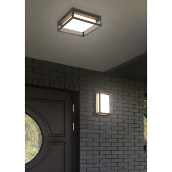 LED nástenné vonkajšie svietidlo (výška 10 cm) Witham - Trio - Image 5