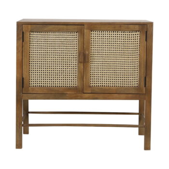 Hnedá komoda z mangového dreva 88x84 cm Nipas - Light & Living