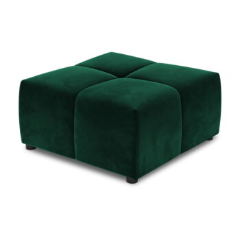 Zelený zamatový modul pohovky Rome Velvet - Cosmopolitan Design - Image 3