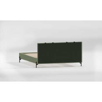 Zelená čalúnená dvojlôžková posteľ s roštom 180x200 cm Tulsa – Ropez – Obrázok 6