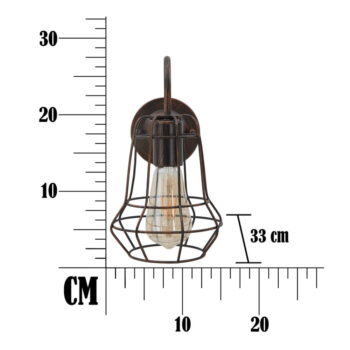 Nástenná lampa Mauro Ferretti Industry B - Image 3
