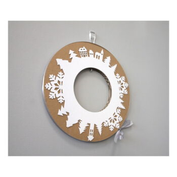 Adventný veniec so sivou stuhou Unlimited Design for kids - Image 8