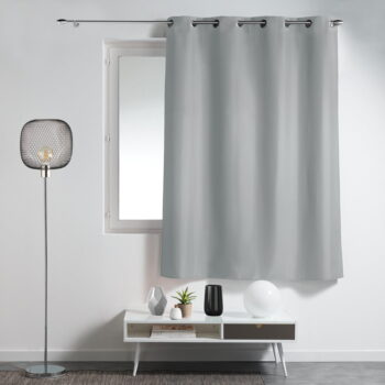 Sivý záves 140x180 cm Essentiel – douceur d'intérieur – Obrázok 3