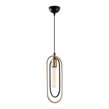 Závesné svietidlo v čierno-zlatej farbe Cerco – Opviq lights - Image 2