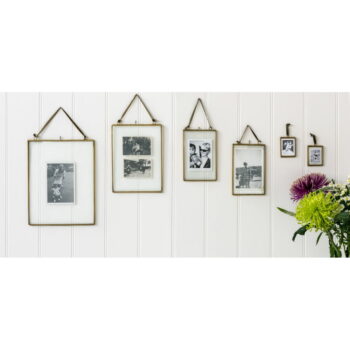 Kovový stojací rámček v zlatej farbe 20x37,5 cm – Rex London – Obrázok 4