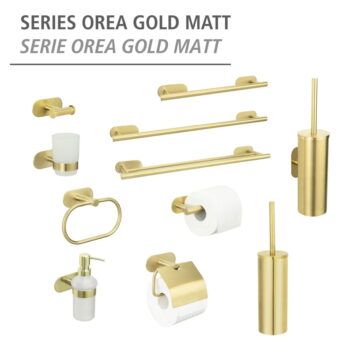 Samodržiaci držiak na toaletný papier z nerezovej ocele Orea Gold – Wenko - Image 8