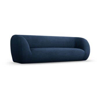 Modrá pohovka z textílie buklé 230 cm Essen – Cosmopolitan Design - Image 2