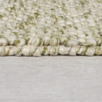 Kaki ručne tkaný koberec s prímesou vlny 80x150 cm Minerals – Flair Rugs - Image 4