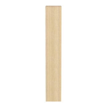 Biela knižnica s doskou v dubovom dekore 90x188 cm Ella - TemaHome - Image 5
