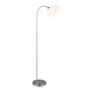 Stojacia lampa v striebornej farbe s kovovým tienidlom (výška 170 cm) Sierra – Trio - Image 6