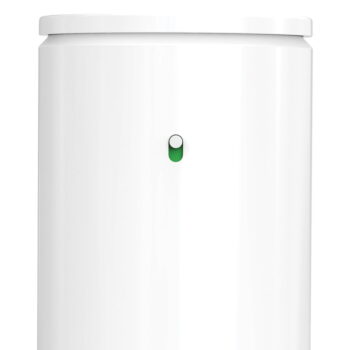 Biely bezdotykový kovový dávkovač mydla 414 ml – simplehuman - Image 6