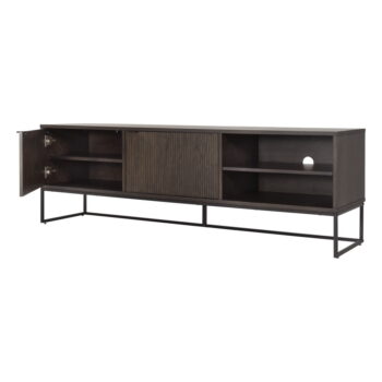 Tmavohnedý TV stolík v dekore duba 176x57 cm Bali – Tenzo – Obrázok 8