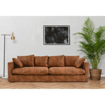 Koňakovohnedá pohovka 266 cm Comfy – Scandic - Image 9