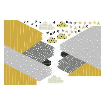 Nástenná samolepka Ambiance Giant Kid Sticker Scandinavian Mountains Henrika – Obrázok 2