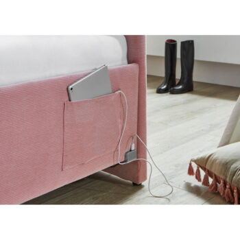 Ružová rohová detská posteľ s úložným priestorom 120x200 cm Cool – Meise Möbel – Obrázok 2