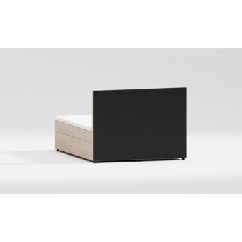 Béžová boxspring posteľ s úložným priestorom 200x200 cm Flip – Ropez - Image 6