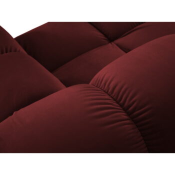 Červená zamatová pohovka 282 cm Bellis – Micadoni Home - Image 6